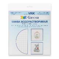 Канва VRK Gamma водорастворимая 100% пвал 20 x 22 см прозрачный