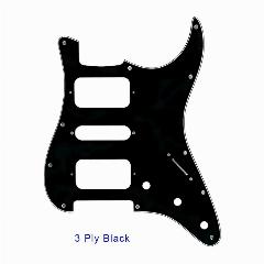 Pleroo Start HSH гитарный пикгард, 3Ply Black