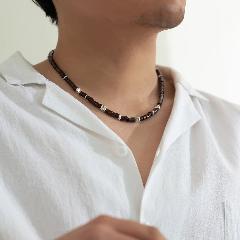 Колье SHIXIN, None, brown