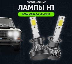 Светодиодные Лампы Led BULBS Цоколь Н1, 6000 K