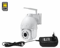 4G уличная IP-камера 8Mp ЛинкNC 510G (5X-8G)8MP (RUS) (F1671EU) купольная, поворотная c 5-кратным оптическим зумом и автофокусом. Запись на SD, IP66