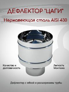 Дефлектор "ЦАГИ" Ø 120 Нержавейка