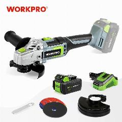 Беспроводная угловая шлифовальная машина WORKPRO 20 В