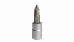 Головка торцевая ROCKFORCE 1/4 с вставкой крест Ph2