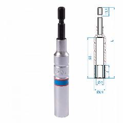 Головка для шуруповерта шестигранная 1/4", 10 мм, L = 110 мм KING TONY 76C1110M