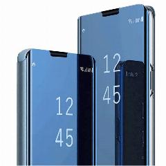 Умный флип-чехол Mirror View для Samsung Galaxy S25 Ultra SM-S938B, магнитный кожаный чехол для телефона S25 PLUS s25 s 25, Синий, S25 Ultra