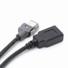 Автомобильный медиа центральный блок USB Кабель интерфейсный адаптер для KIA Hyundai Tucson U90C, Total length app.90cm/35.43in