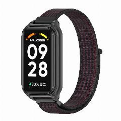 Ремешок для Xiaomi Smart Band 8 Active, black red 5