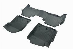 Коврики для салона резиновые SRTK 3D LUX для Toyota LC 200 (2007-2021)/Lexus LX 570 / 450d (2007-2021), черный