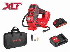 Компрессор автомобильный аккумуляторный WORTEX CTI 1811 с аккумулятором и зарядным устройством (1325446)
