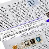 Линейка-лупа, для просмотра и измерения длины, линза Френеля, пластик, размер 14*3,5 см, бесцветный — фото 4