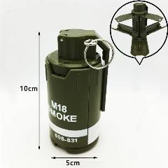 Орбиз граната с чекой Smoke М-18 (Зеленый), зеленый/белый