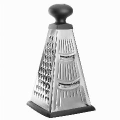 Терка четырехгранная BergHOFF Essentials 1100039, нержавеющая сталь, серебристая, черная