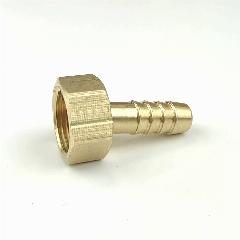Наконечник Профитт латунный с подвижной гайкой ВР 3/8" 8 мм, золотой