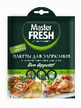 Master Fresh Пакеты для запекания, жаропрочны клипсы, 5 шт в уп, 12 уп/, прозрачный — фото 2