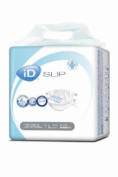 Подгузники для взрослых iD Slip Basic Large, объем талии 100-150 см, 10 шт., L3