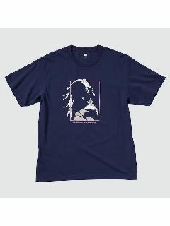 Футболка Uniqlo, cиний