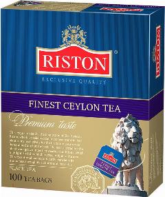 Чай черный в пакетиках Riston Finest Ceylon цейлонский, 100 шт