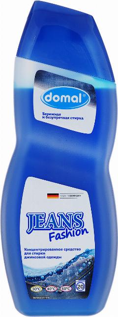 Концентрированное жидкое средство для стирки джинсовой одежды Domal Jeans, 825 мл