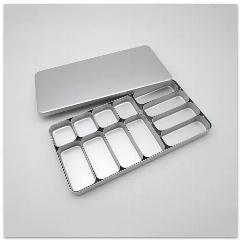 SmileKit Многофункциональный дезинфекционный ящик синего цвета, 12-silver