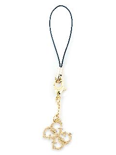 Guess подвеска 4G Glitter charm, золотистый