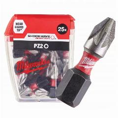Бита Shockwave PZ2 25 мм. (уп. 25 шт), Milwaukee 4932430864
