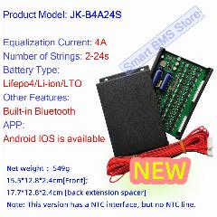 JiKong Smart JK BMS активный балансир Li-ion Lifepo4, B4A24S