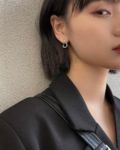 Серьги конго, 12 мм