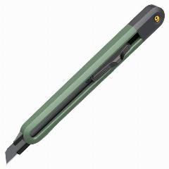Технический нож "Home Series Green" Deli HT4009L ширина лезвия 9мм, зелeный