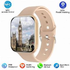 TechSmart Умные часы Ultra Series 9, Pink, NFC Watch 9, 2.05 inch AMOLED HD Screen
