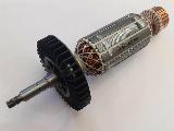 Ротор (якорь) для УШМ -125/1100Э Интерскол, белый, медь, серый металлик, черный — фото 1