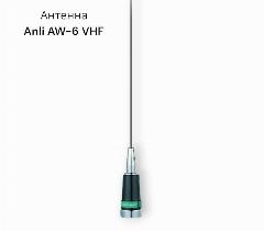 Антенна автомобильная Anli AW-6, VHF 136-172МГц, , наружная, магнитное основание, стабильная связь, синий