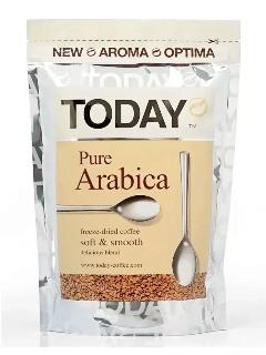 Растворимый кофе Today "Arabica Pure", сублимированный, 75г