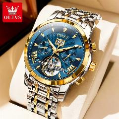 Наручные часы Olevs, gold blue