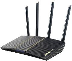 Маршрутизатор ASUS RT-AX57, AX3000, 1x1G WAN, 4x1G LAN, MU-MIMO (RT-AX57), black