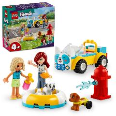 Конструктор LEGO Friends 42635 Машинка для ухода за собаками, голубой/желтый/красный