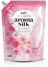 Lion Aroma Silk Pink Rose Кондиционер для белья Роза 2,1 л в мягкой упаковке на 70 стирок — фото 1