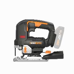 Лобзик аккумуляторный бесщёточный WORX W542.9, 20В, без АКБ и ЗУ, серебристый