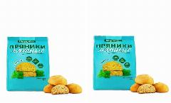 Пряники Петродиет, мятные, на фруктозе, 350 г, 2 уп