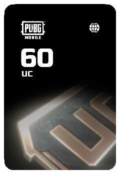 Игровая валюта PUBG Mobile 60 UC - Global (PUBG Mobile; Android, iOS; Регион активации РФ, СНГ)