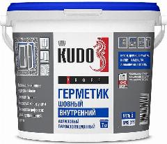 Герметик акриловый пароизоляционный шовный внутренний KUDO PROFF, 7 кг, белый