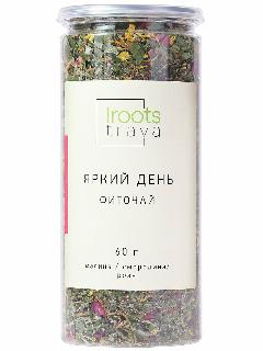 Чай травяной ЯРКИЙ ДЕНЬ банка 60 г iROOTS TRAVA / Чай подарочный