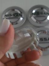 Колпак/заглушка/колпачок на оригинальные литые диски Ниссан/Nissan 54/50, 54/50 серебро — фото 2