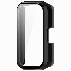 Стекло + чехол для Samsung Galaxy Fit 3, защитная пленка из закаленного стекла и жесткий защитный бампер для ПК, аксессуары для Galaxy Fit3, Black, Samsung Galaxy Fit3