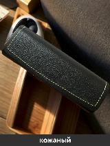 Футляр для очков кожаный R10001 A01 чехол черный, 2600000405065 — фото 3