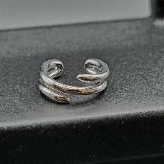 Серьги, фианит, серебристый/белый, 10 мм