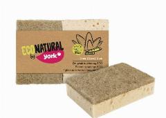 Губка с абразивным слоем из сизаля YORK ECO (упаковка 2шт) 100х70х28мм