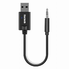 Автомобильный Bluetooth-приемник, беспроводной USB-адаптер, автомобильный комплект, 3,5 мм, разъем 3,5 AUX, автоматический музыкальный приемник, автомобильный динамик, усилитель, Черный, mini