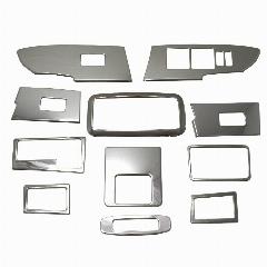 Декоративные накладки для салона Toyota Corolla E160 2013+ / Тойота Королла Е160 2013+, хром