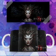 Кружка компьютерная игра Diablo IV Диабло 330 мл, разноцветный, 90х85х90